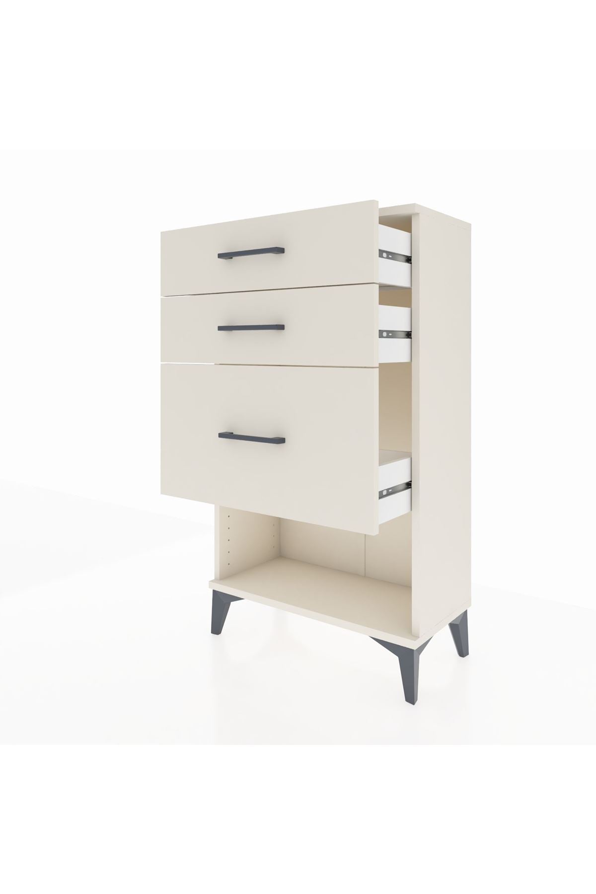 Arges Komodin 3 Çekmeceli 60x30x106 - S15M016V1A