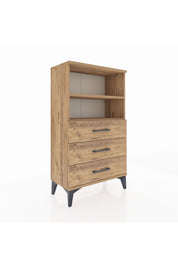 Arges Komodin 2 Raflı 3 Çekmeceli 60x30x106 - S15M017V9A