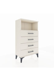 Arges Komodin Tek Raflı 4 Çekmeceli 60x30x106 - S15M018V1A