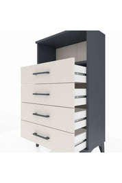 Arges Komodin Tek Raflı 4 Çekmeceli 60x30x106 - S15M018V4A