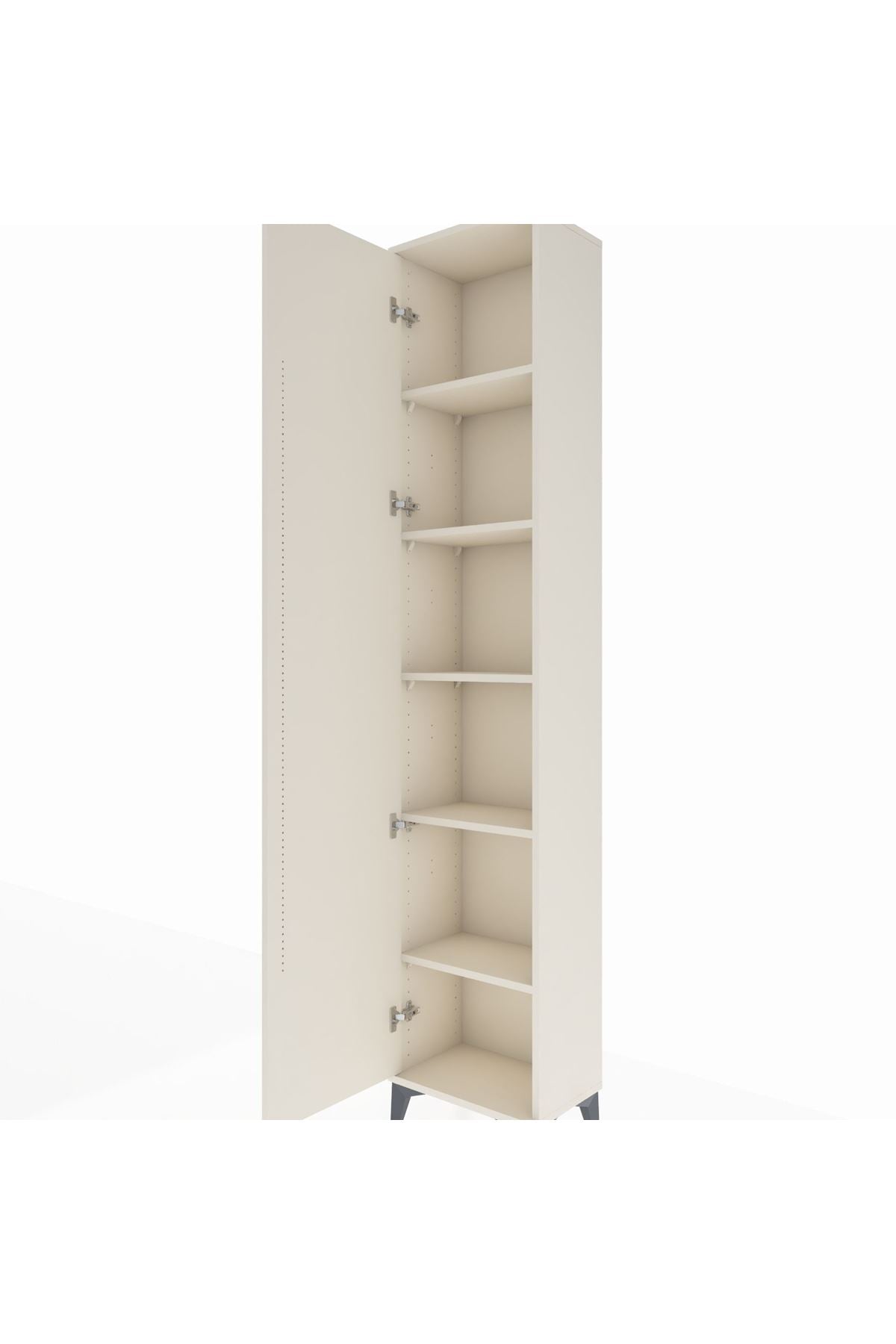 Arges Dolap 5 Raflı Tek Kapaklı 44x30x221 - S28M002V1A