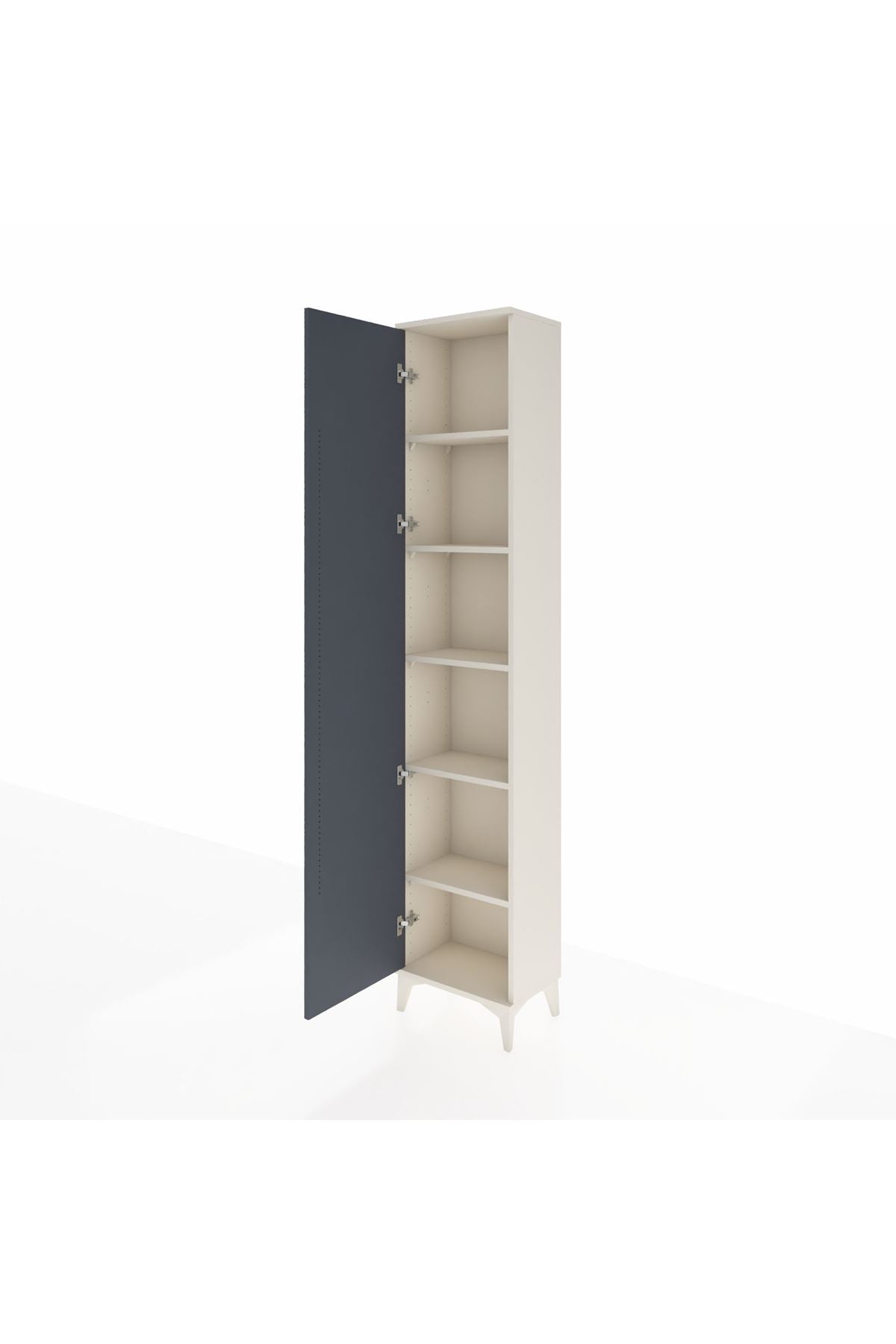 Arges Dolap 5 Raflı Tek Kapaklı 44x30x221 - S28M002V2A