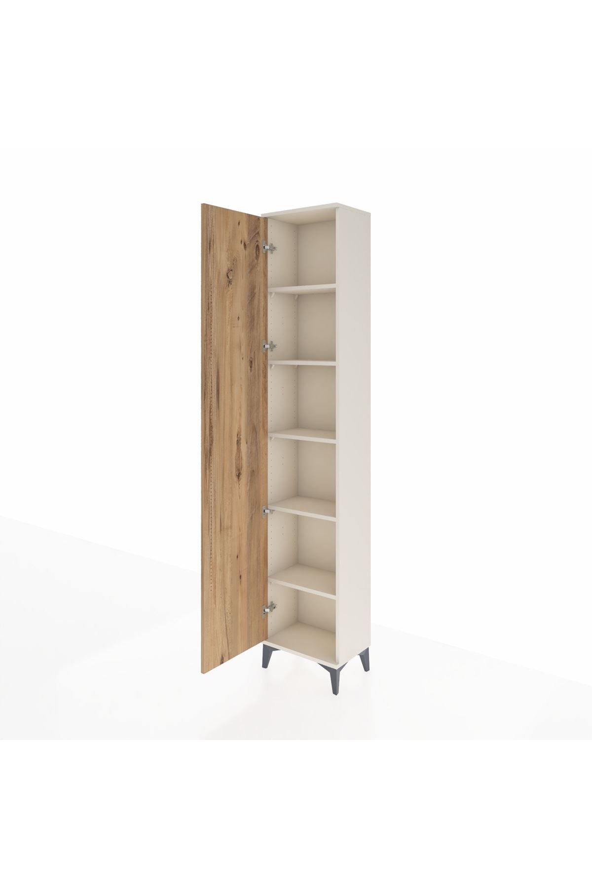 Arges Dolap 5 Raflı Tek Kapaklı 44x30x221 - S28M002V3A