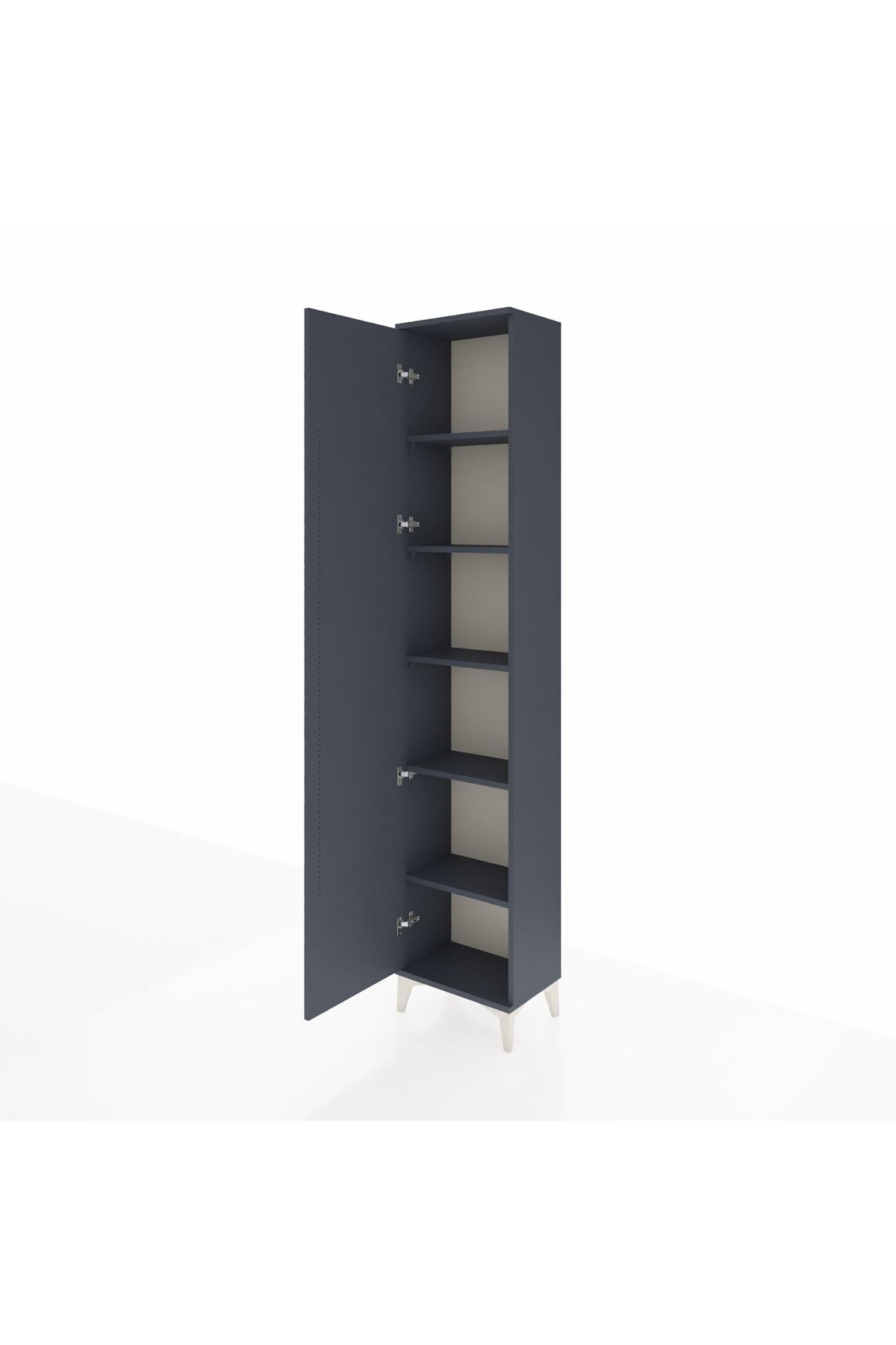 Arges Dolap 5 Raflı Tek Kapaklı 44x30x221 - S28M002V5A