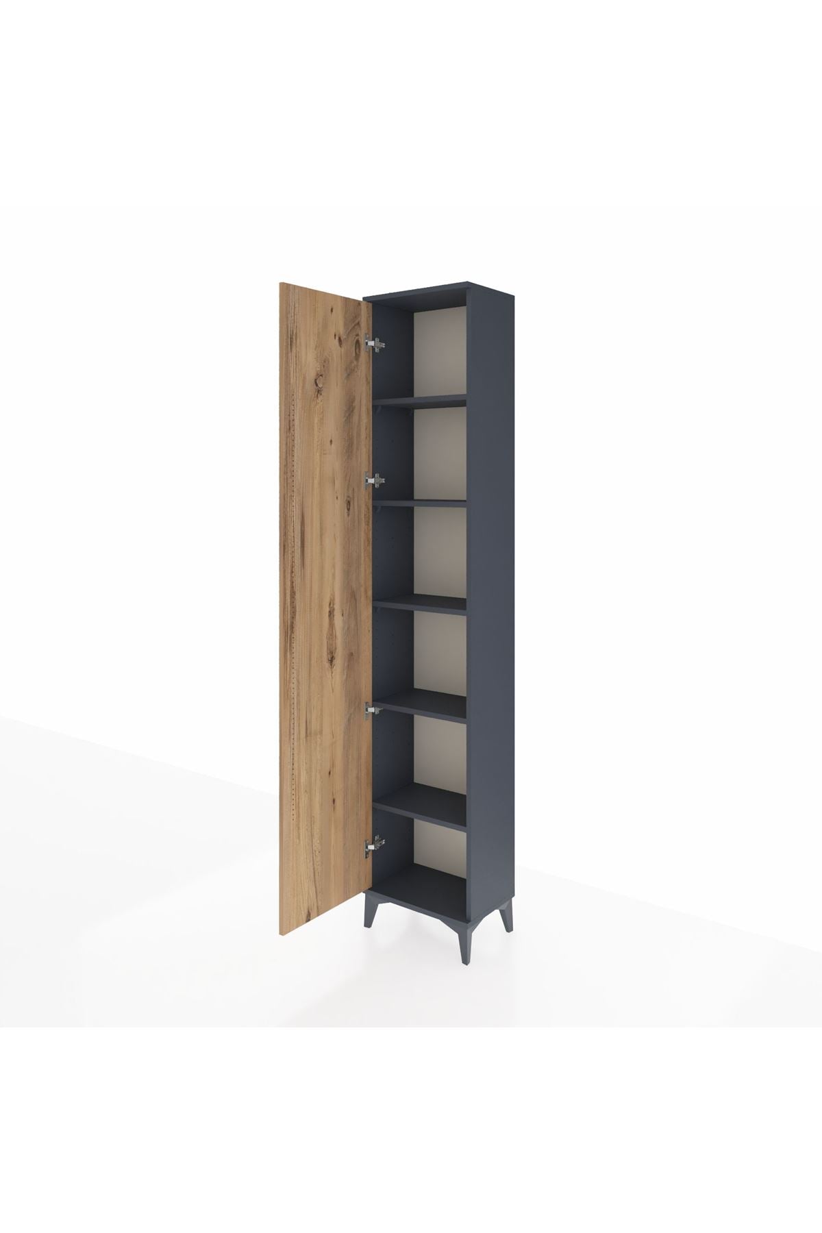 Arges Dolap 5 Raflı Tek Kapaklı 44x30x221 - S28M002V6A
