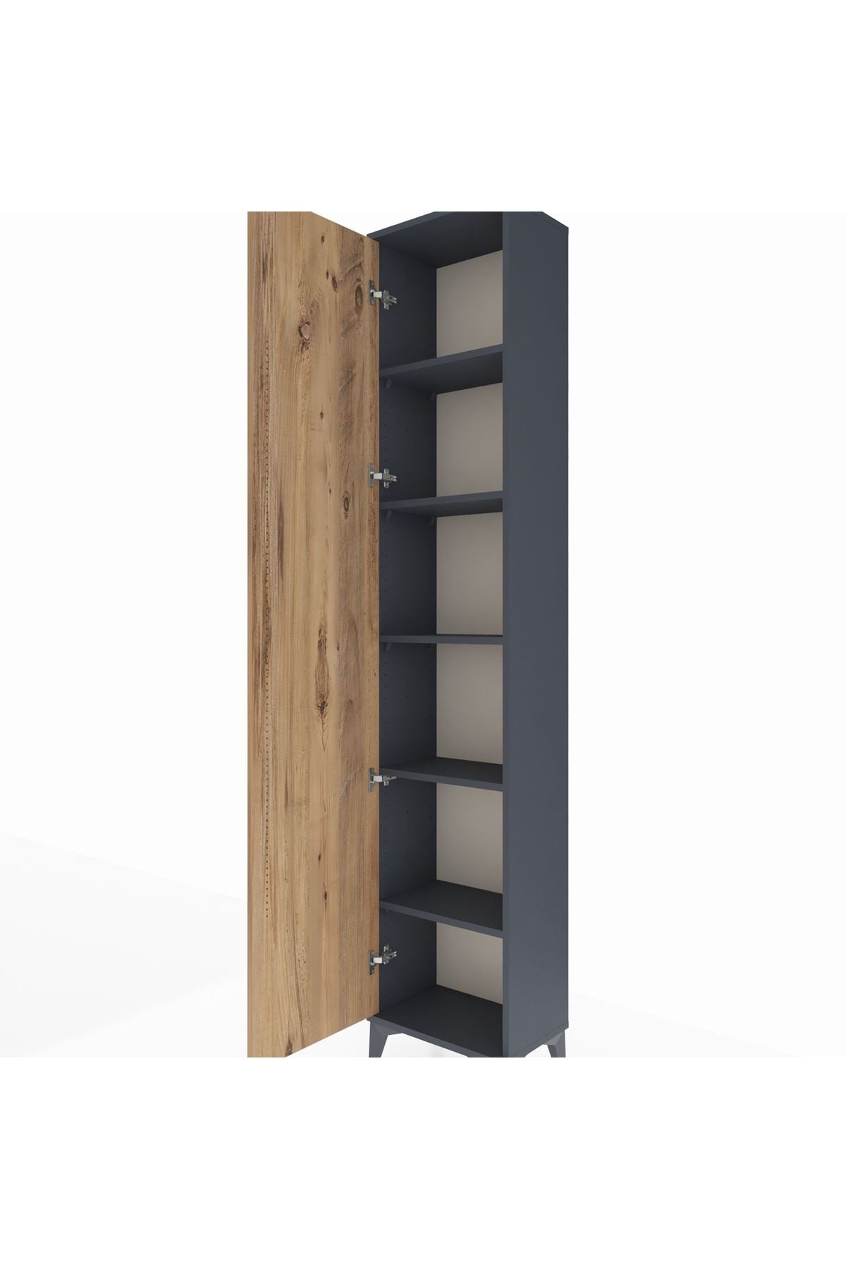 Arges Dolap 5 Raflı Tek Kapaklı 44x30x221 - S28M002V6A