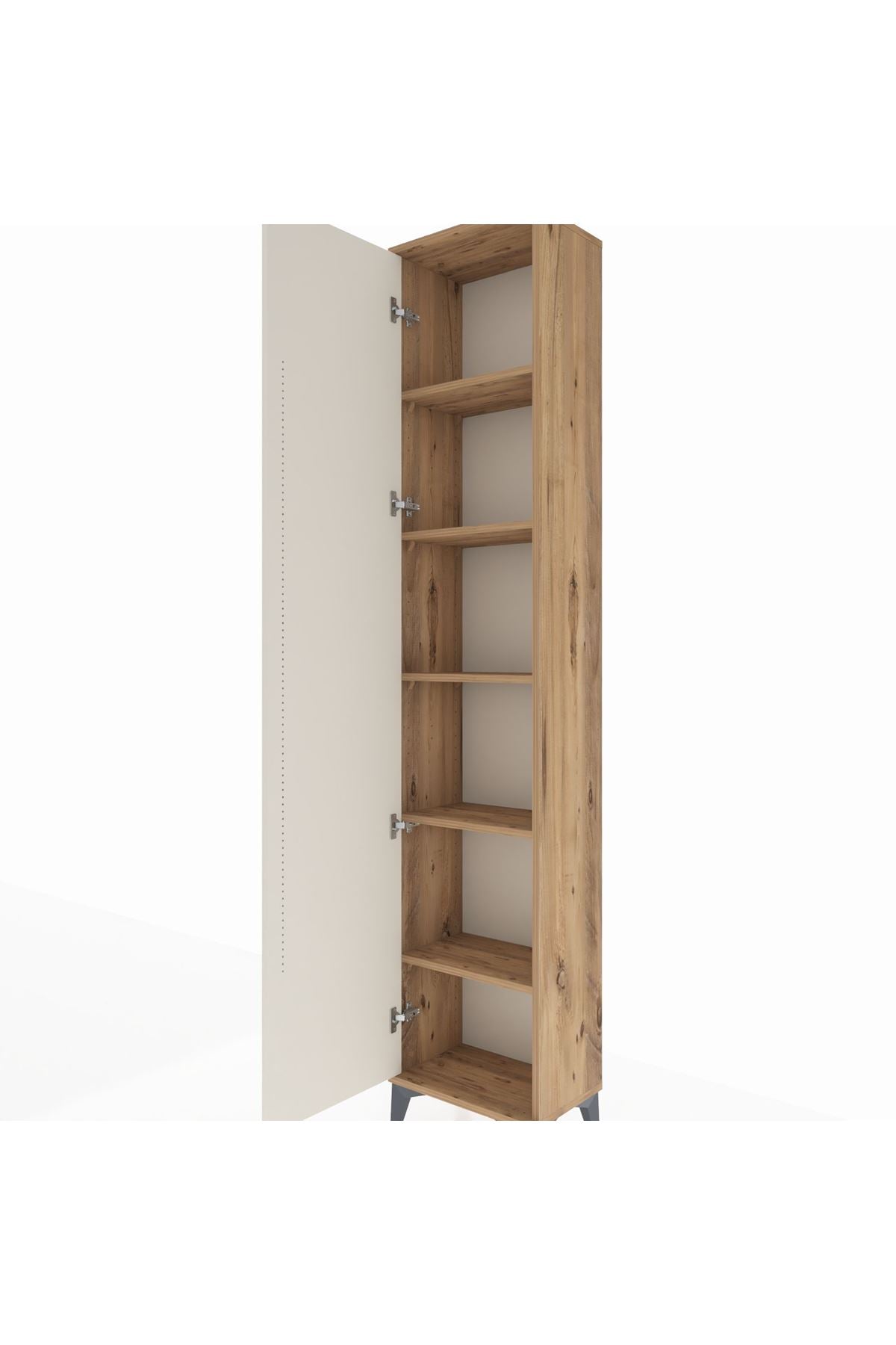 Arges Dolap 5 Raflı Tek Kapaklı 44x30x221 - S28M002V7A