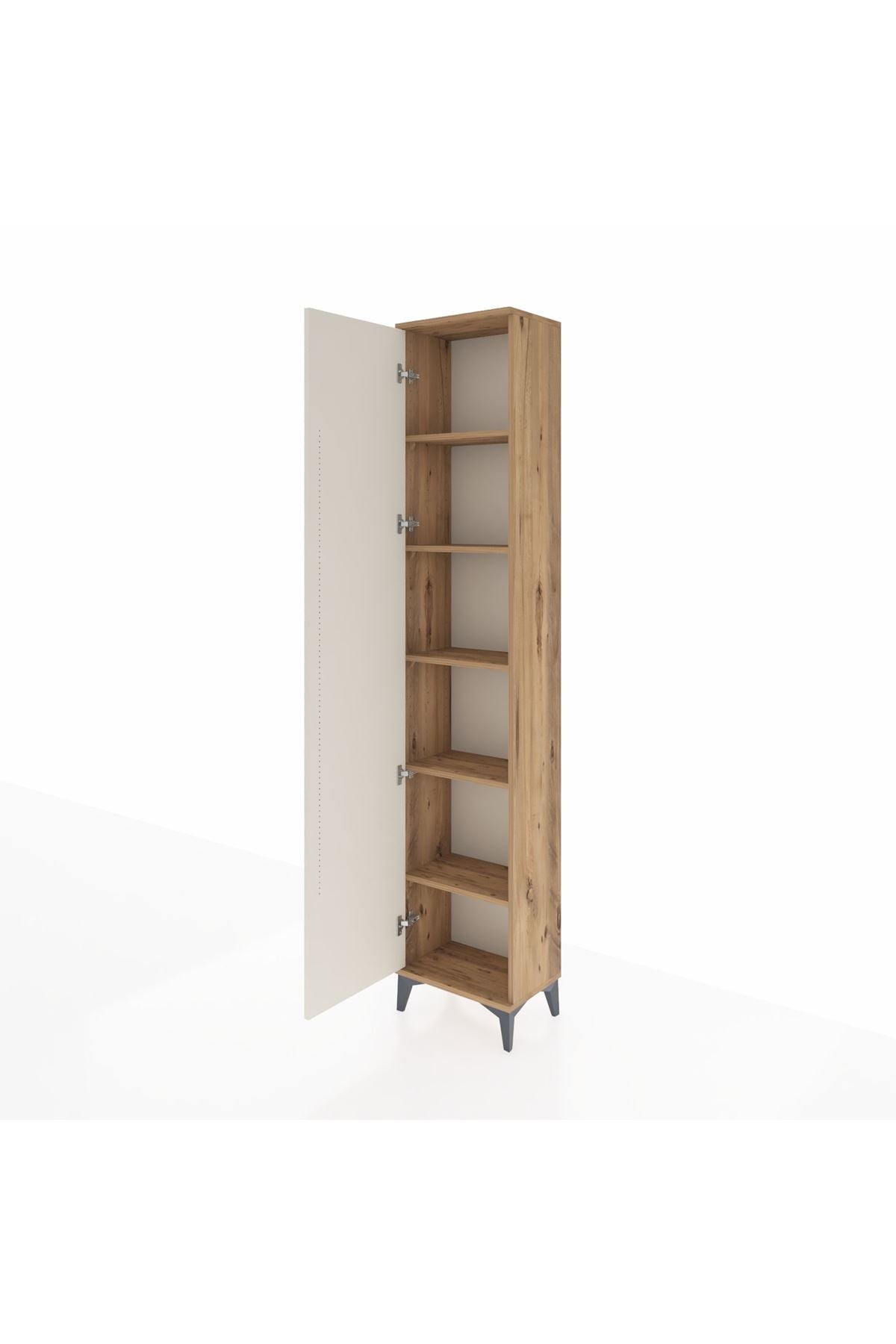 Arges Dolap 5 Raflı Tek Kapaklı 44x30x221 - S28M002V7A