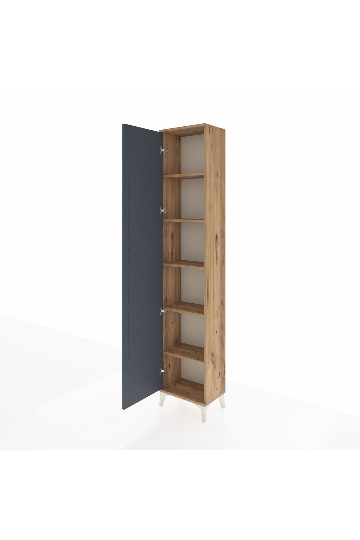Arges Dolap 5 Raflı Tek Kapaklı 44x30x221 - S28M002V8A