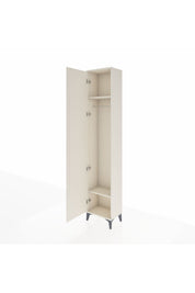 Arges Dolap 2 Raflı Tek Kapaklı Tek Askılı 44x30x221 - S28M003V1A