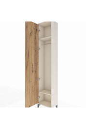 Arges Dolap 2 Raflı Tek Kapaklı Tek Askılı 44x30x221 - S28M003V3A