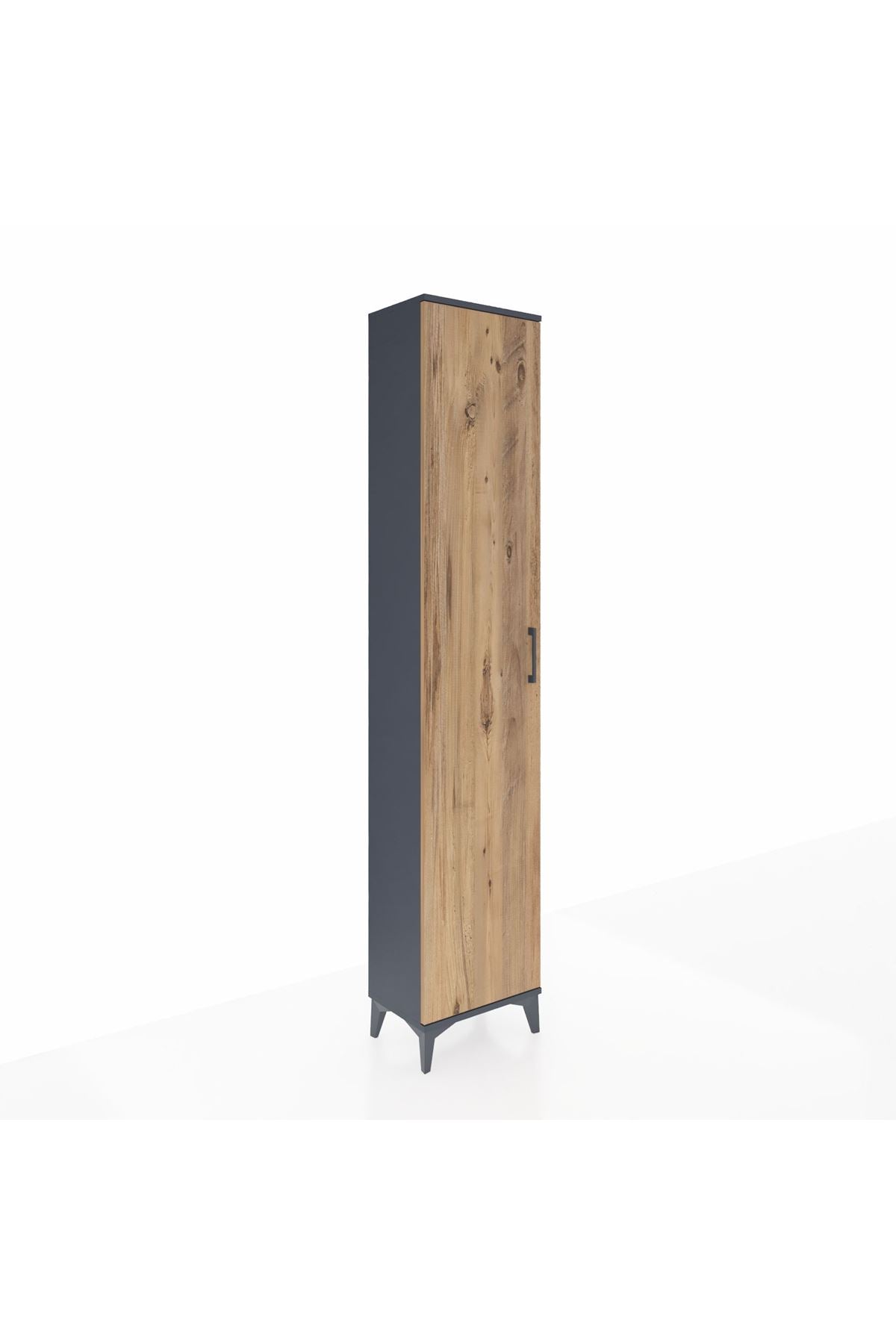 Arges Dolap 2 Raflı Tek Kapaklı Tek Askılı 44x30x221 - S28M003V6A