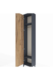 Arges Dolap 2 Raflı Tek Kapaklı Tek Askılı 44x30x221 - S28M003V6A