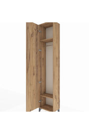 Arges Dolap 2 Raflı Tek Kapaklı Tek Askılı 44x30x221 - S28M003V9A