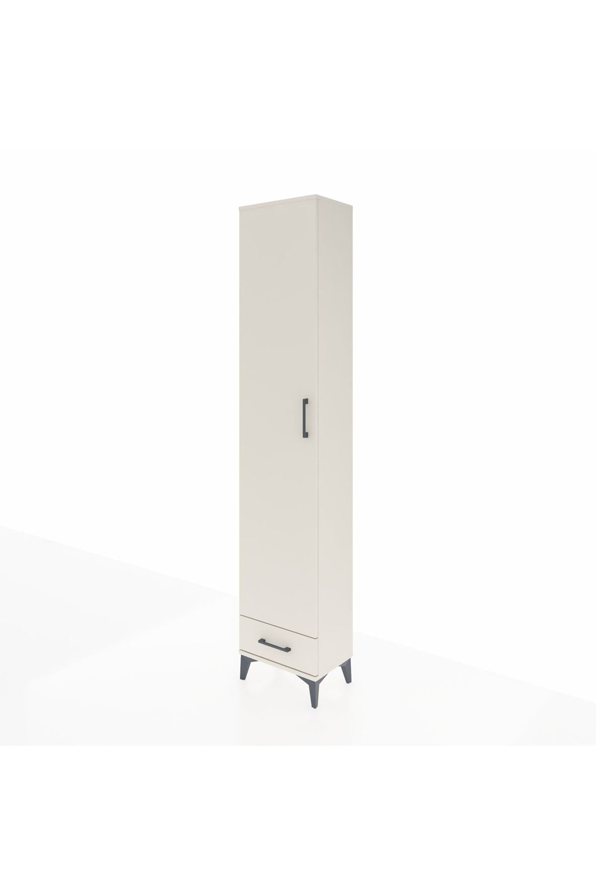 Arges Dolap 3 Raflı Tek Çekmeceli Tek Askılı 44x30x221 - S28M004V1A