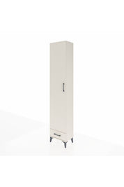 Arges Dolap 3 Raflı Tek Çekmeceli Tek Askılı 44x30x221 - S28M004V1A
