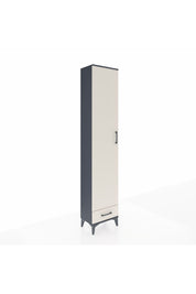 Arges Dolap 3 Raflı Tek Çekmeceli Tek Askılı 44x30x221 - S28M004V4A
