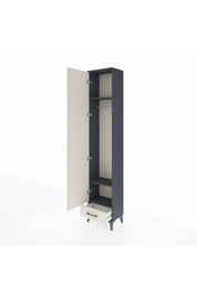 Arges Dolap 3 Raflı Tek Çekmeceli Tek Askılı 44x30x221 - S28M004V4A