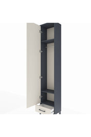 Arges Dolap 3 Raflı Tek Çekmeceli Tek Askılı 44x30x221 - S28M004V4A
