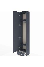 Arges Dolap 3 Raflı Tek Çekmeceli Tek Askılı 44x30x221 - S28M004V5A