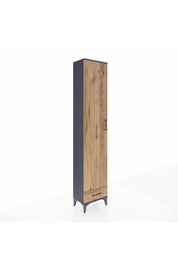 Arges Dolap 3 Raflı Tek Çekmeceli Tek Askılı 44x30x221 - S28M004V6A