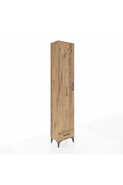Arges Dolap 3 Raflı Tek Çekmeceli Tek Askılı 44x30x221 - S28M004V9A