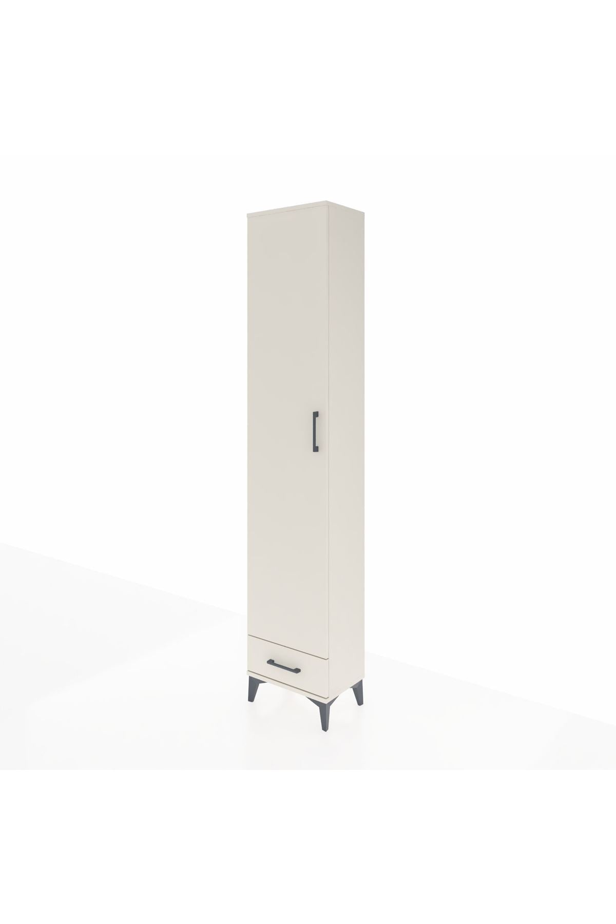 Arges Dolap 5 Raflı Tek Çekmeceli Tek Kapaklı 44x30x221 - S28M005V1A