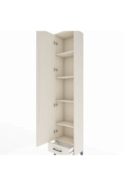 Arges Dolap 5 Raflı Tek Çekmeceli Tek Kapaklı 44x30x221 - S28M005V1A