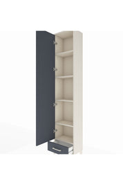 Arges Dolap 5 Raflı Tek Çekmeceli Tek Kapaklı 44x30x221 - S28M005V2A