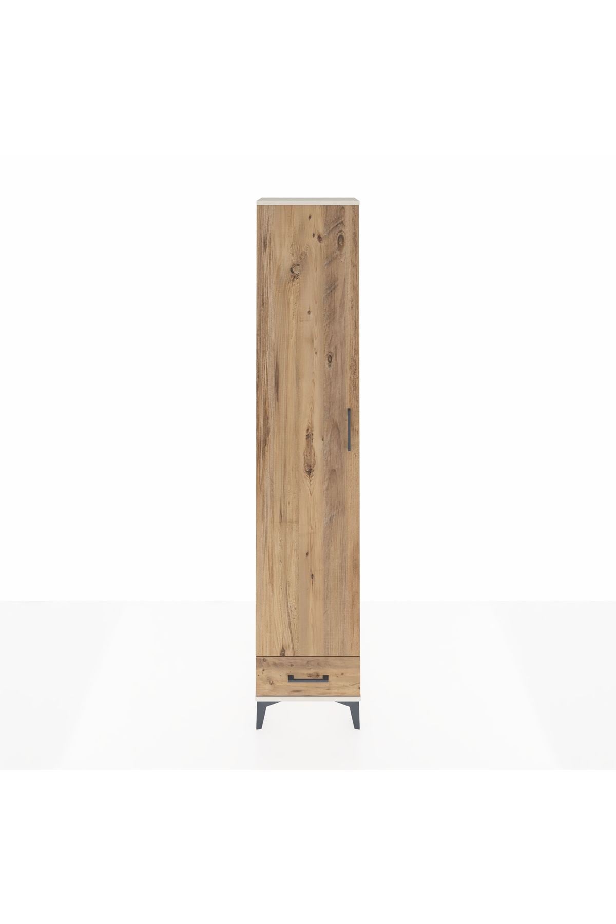 Arges Dolap 5 Raflı Tek Çekmeceli Tek Kapaklı 44x30x221 - S28M005V3A