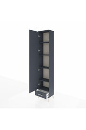 Arges Dolap 5 Raflı Tek Çekmeceli Tek Kapaklı 44x30x221 - S28M005V5A