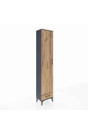 Arges Dolap 5 Raflı Tek Çekmeceli Tek Kapaklı 44x30x221 - S28M005V6A