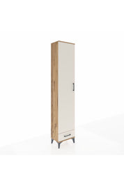 Arges Dolap 5 Raflı Tek Çekmeceli Tek Kapaklı 44x30x221 - S28M005V7A