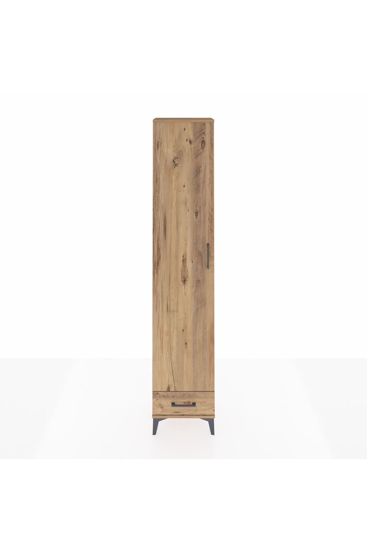 Arges Dolap 5 Raflı Tek Çekmeceli Tek Kapaklı 44x30x221 - S28M005V9A