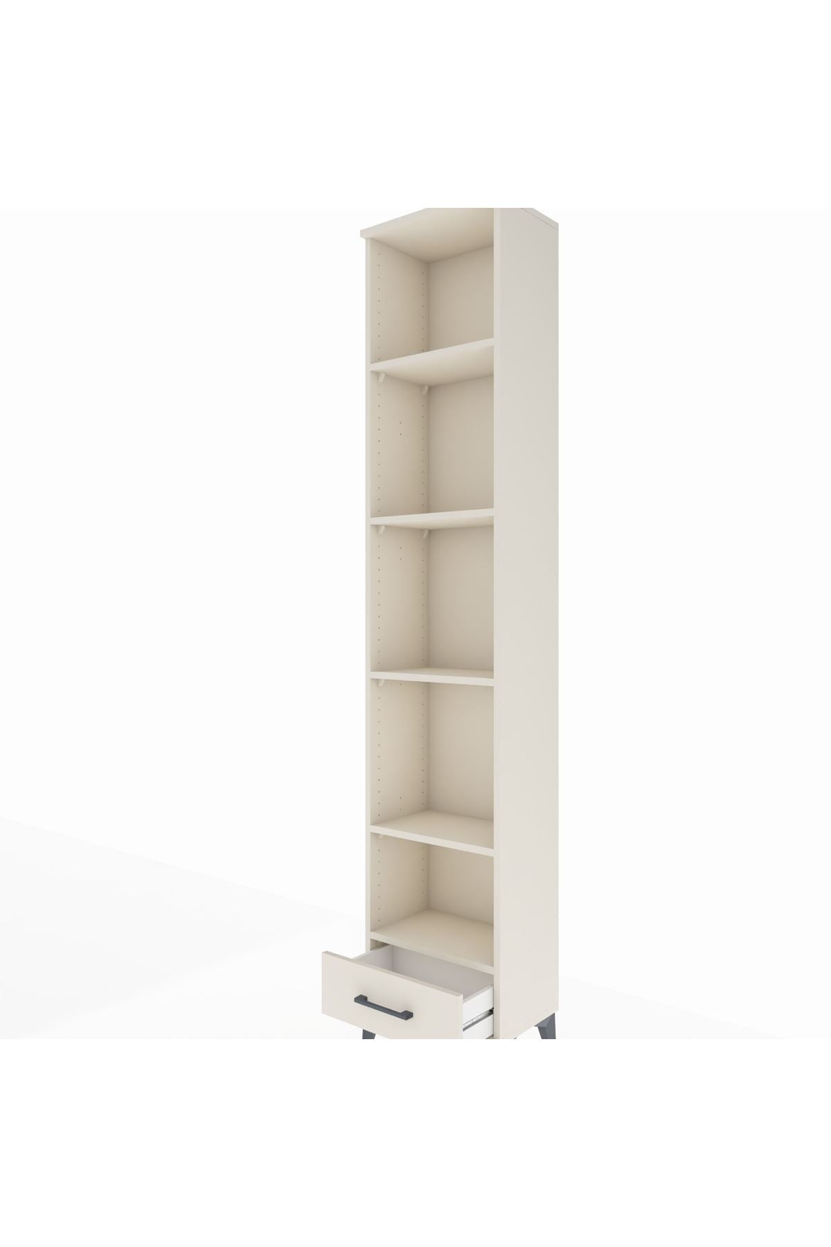 Arges Dolap 5 Raflı Tek Çekmeceli 44x30x221 - S28M006V1A