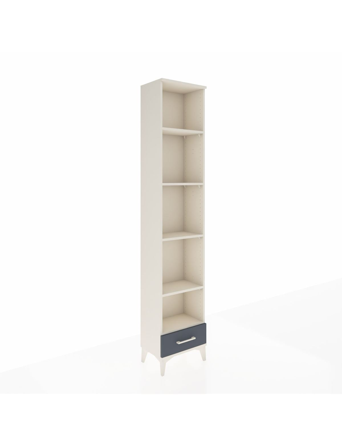 Arges Dolap 5 Raflı Tek Çekmeceli 44x30x221 - S28M006V2A