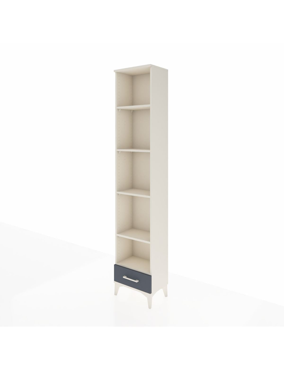 Arges Dolap 5 Raflı Tek Çekmeceli 44x30x221 - S28M006V2A
