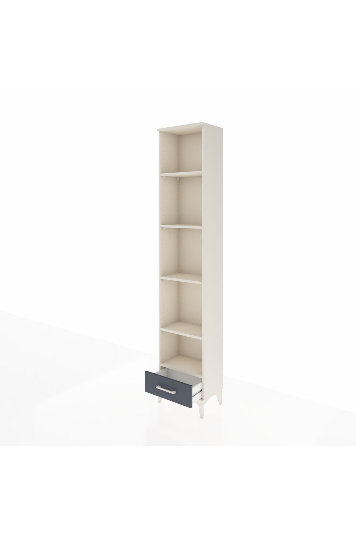 Arges Dolap 5 Raflı Tek Çekmeceli 44x30x221 - S28M006V2A