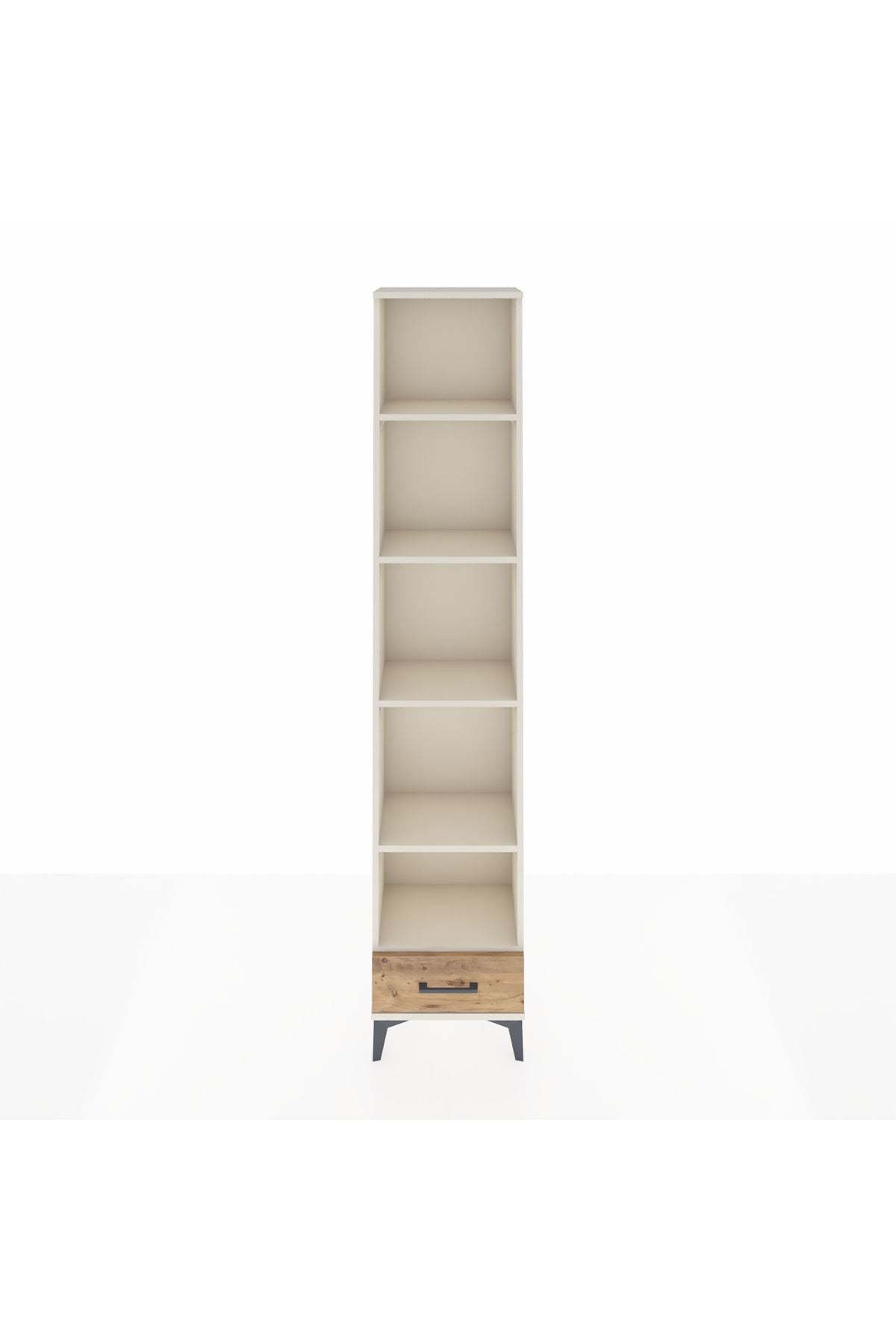 Arges Dolap 5 Raflı Tek Çekmeceli 44x30x221 - S28M006V3A