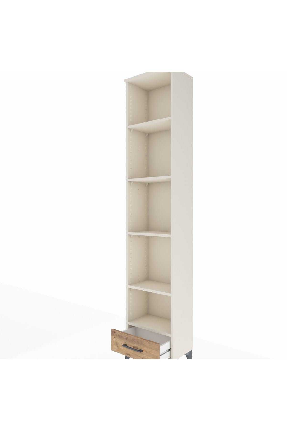 Arges Dolap 5 Raflı Tek Çekmeceli 44x30x221 - S28M006V3A