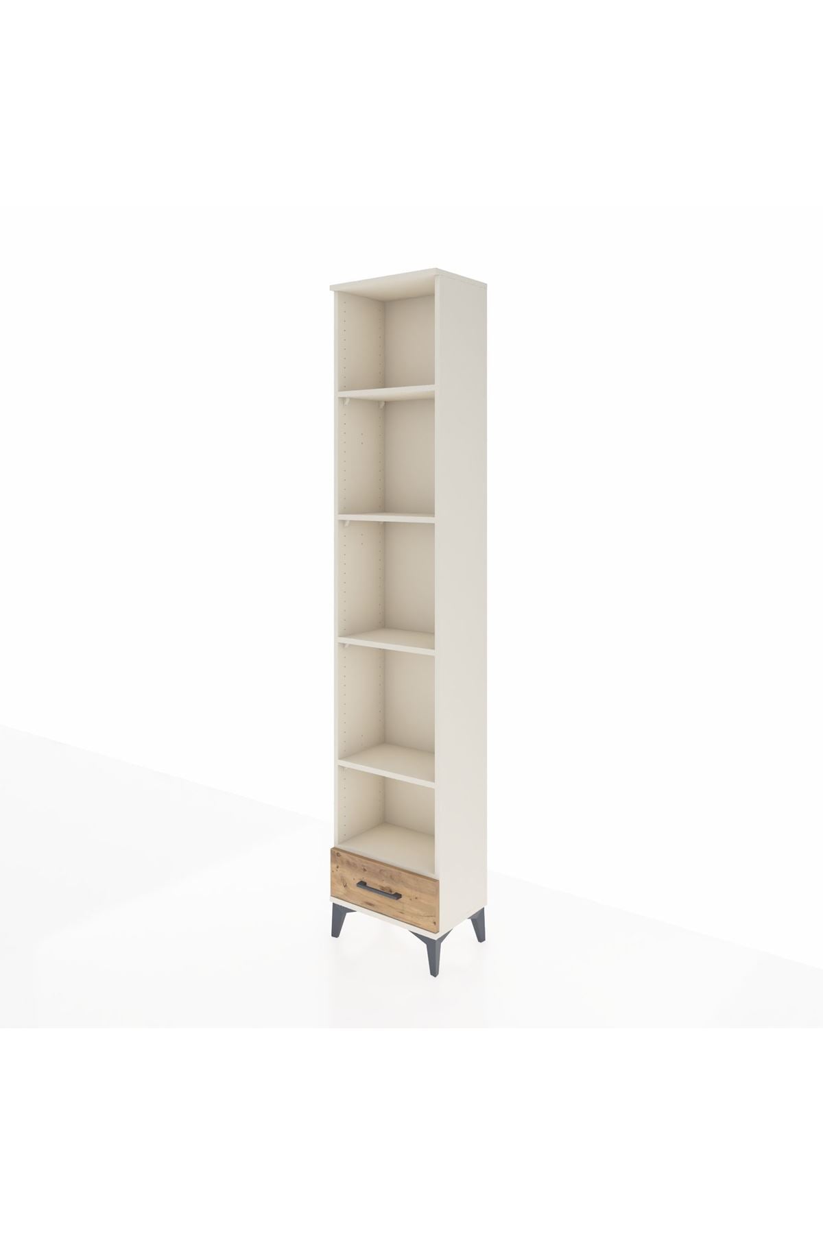 Arges Dolap 5 Raflı Tek Çekmeceli 44x30x221 - S28M006V3A