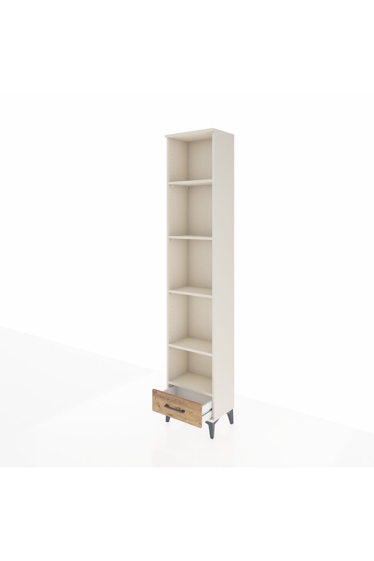 Arges Dolap 5 Raflı Tek Çekmeceli 44x30x221 - S28M006V3A