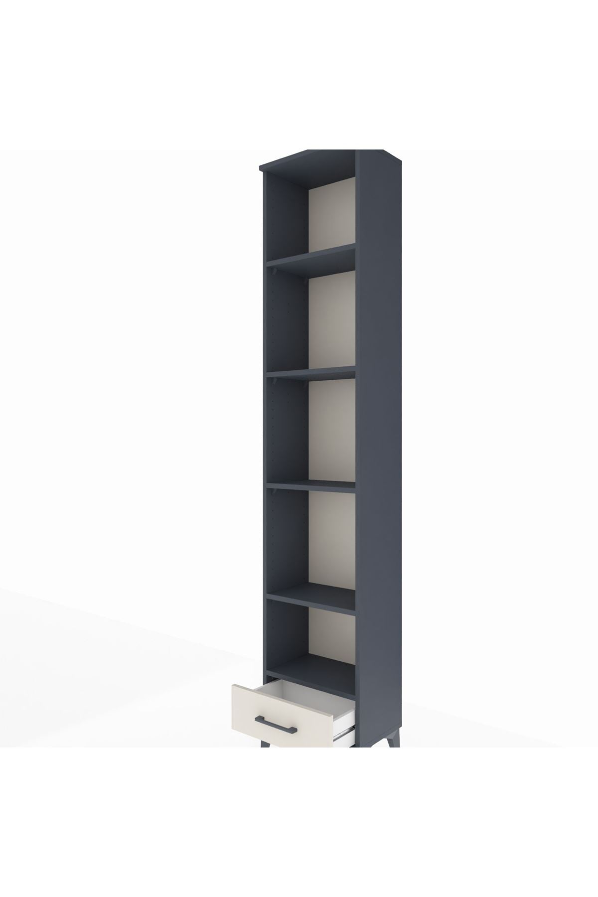 Arges Dolap 5 Raflı Tek Çekmeceli 44x30x221 - S28M006V4A