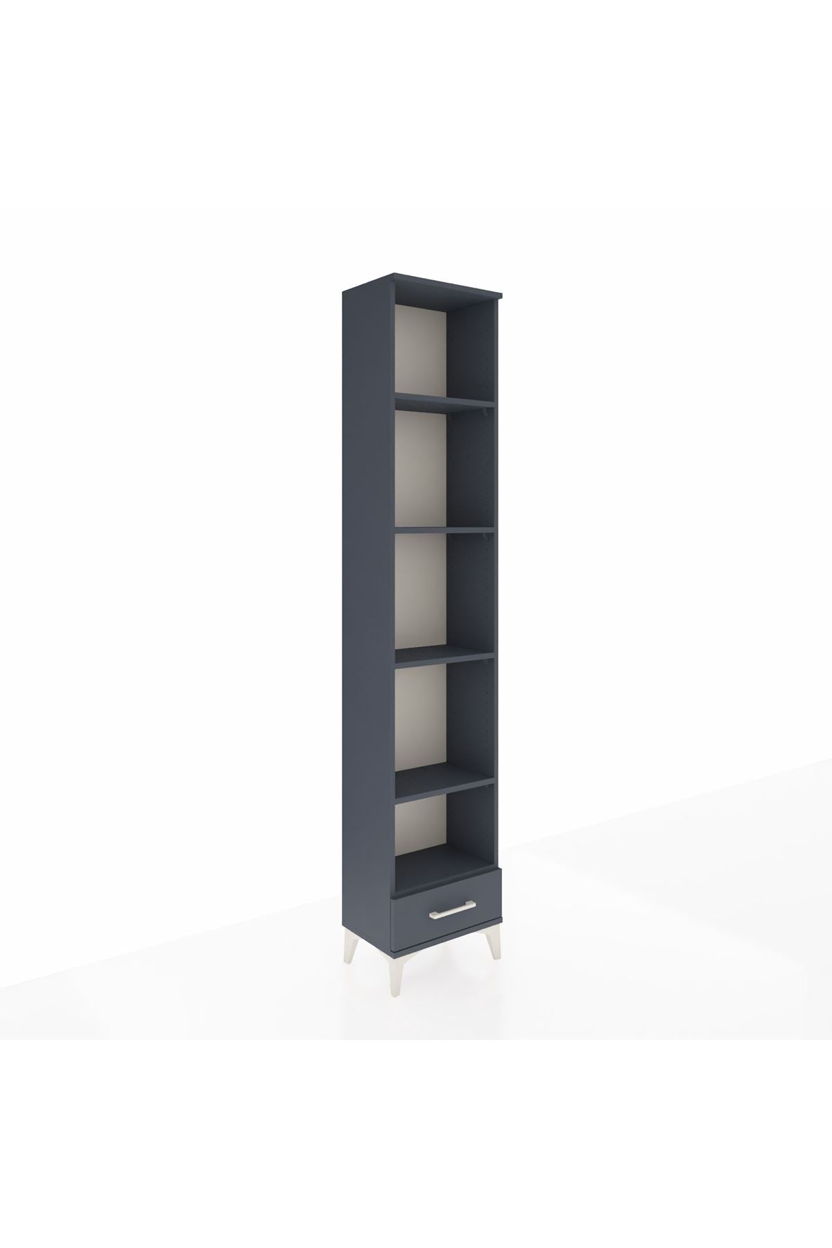 Arges Dolap 5 Raflı Tek Çekmeceli 44x30x221 - S28M006V5A