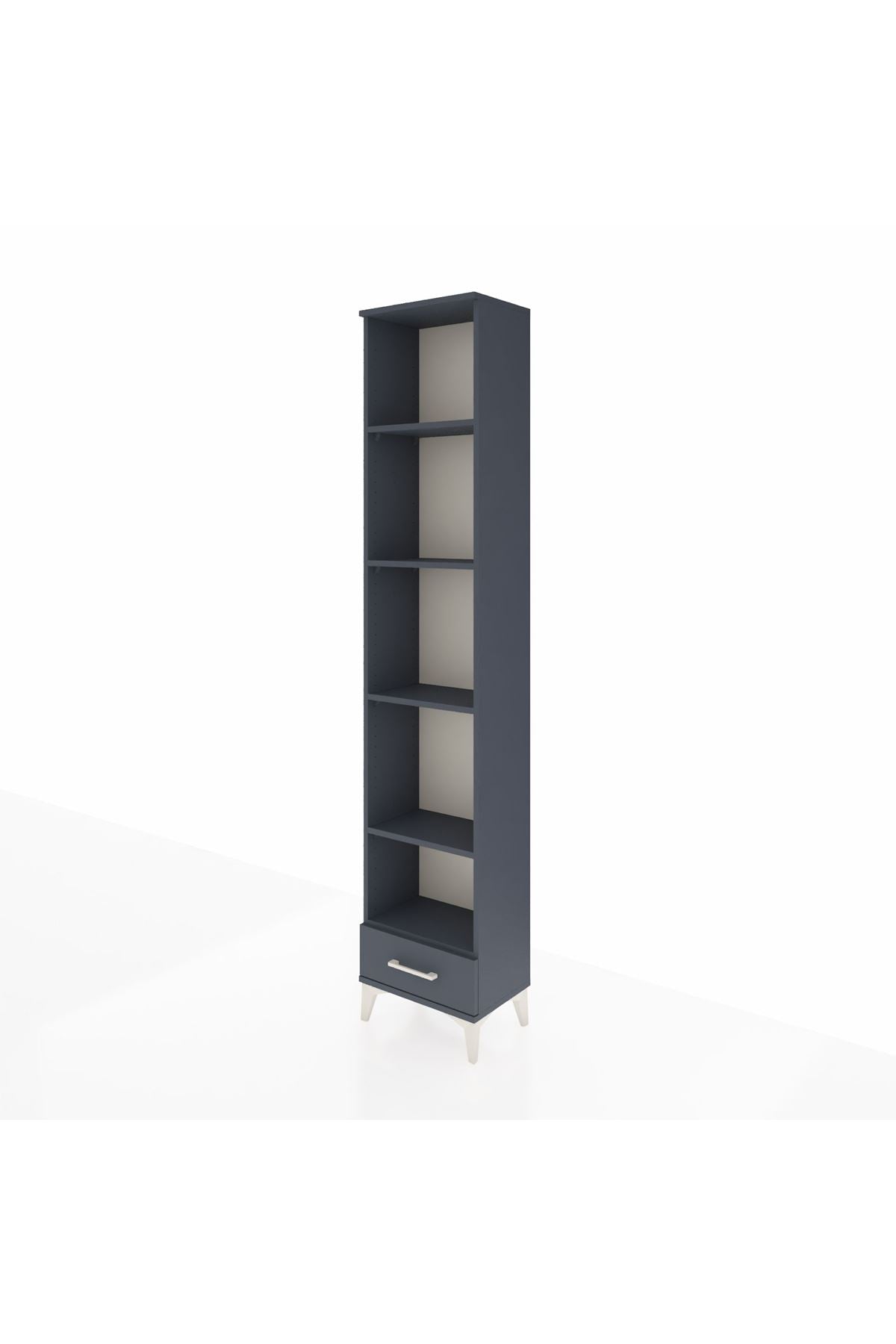 Arges Dolap 5 Raflı Tek Çekmeceli 44x30x221 - S28M006V5A