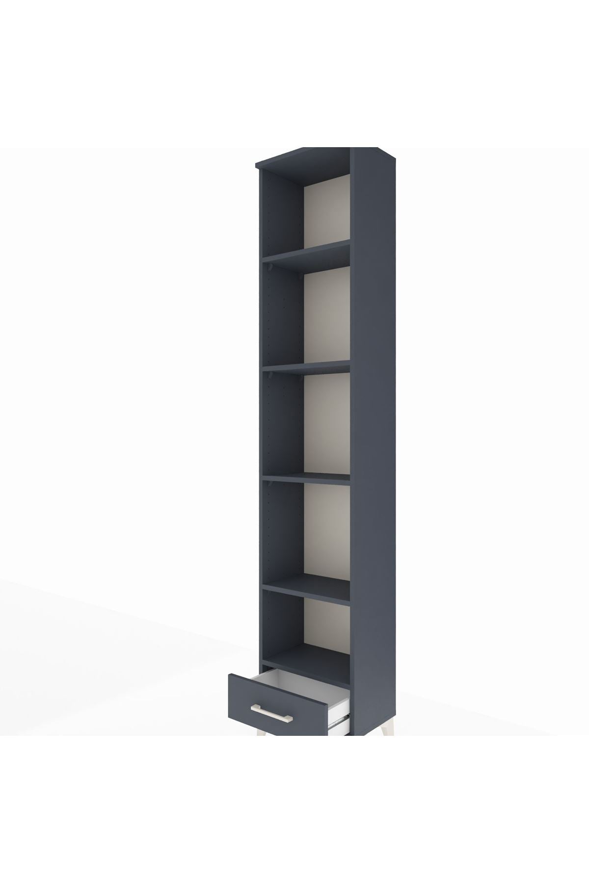 Arges Dolap 5 Raflı Tek Çekmeceli 44x30x221 - S28M006V5A