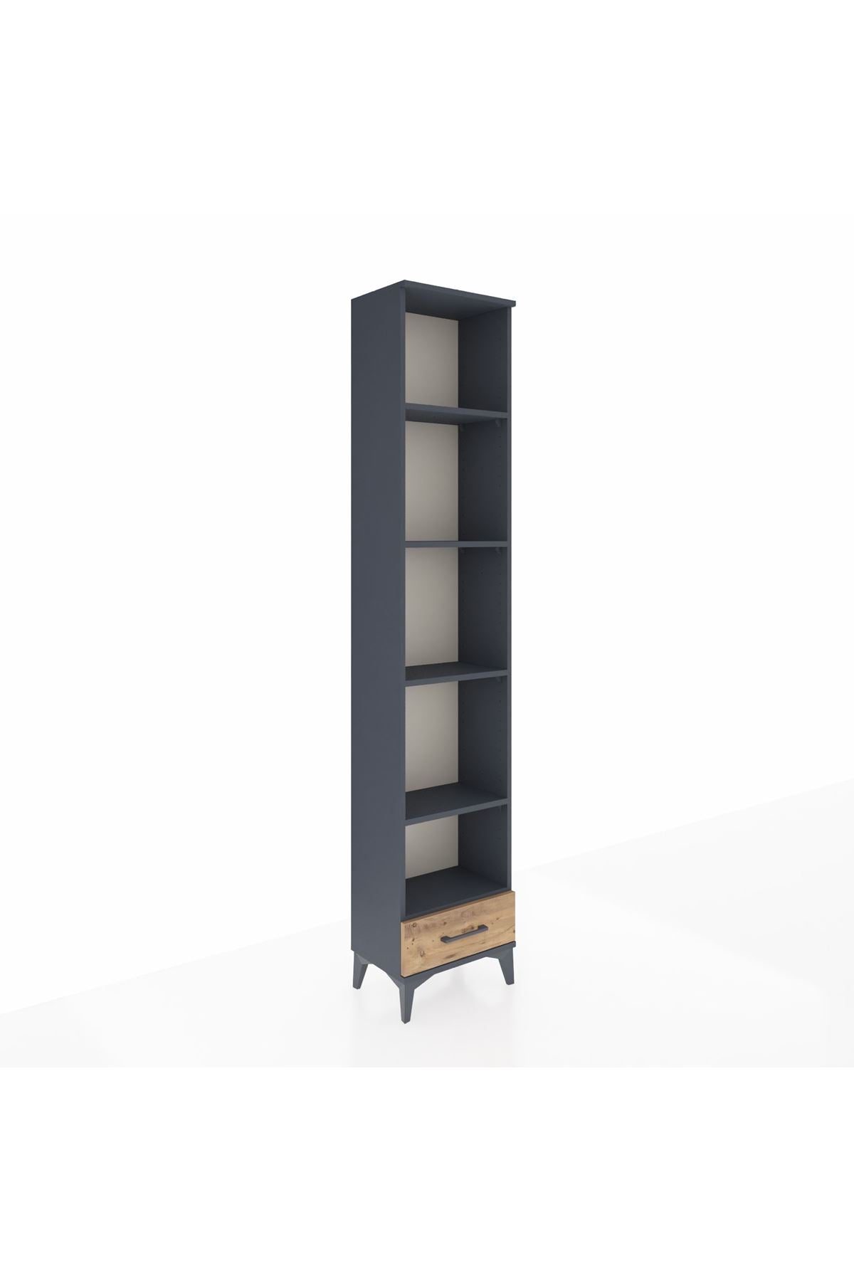 Arges Dolap 5 Raflı Tek Çekmeceli 44x30x221 - S28M006V6A