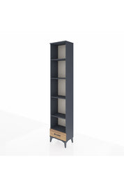 Arges Dolap 5 Raflı Tek Çekmeceli 44x30x221 - S28M006V6A
