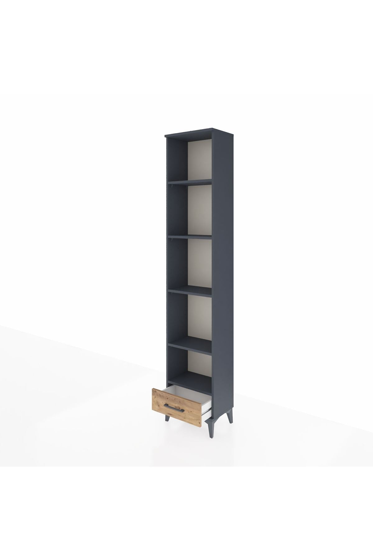 Arges Dolap 5 Raflı Tek Çekmeceli 44x30x221 - S28M006V6A