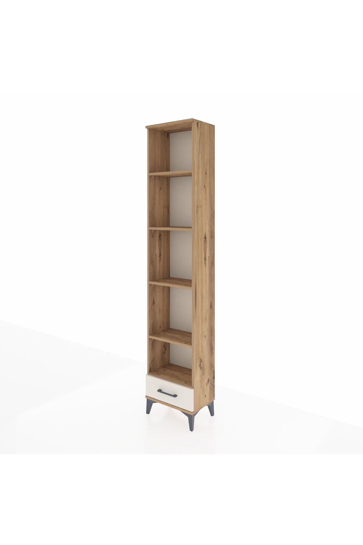 Arges Dolap 5 Raflı Tek Çekmeceli 44x30x221 - S28M006V7A